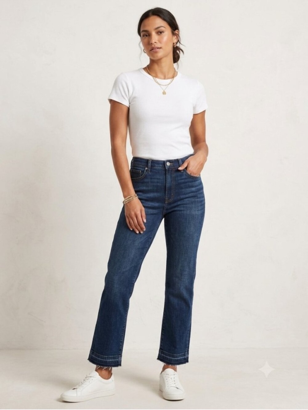 LOFT Outlet Straight Leg Jeans. Size 8.